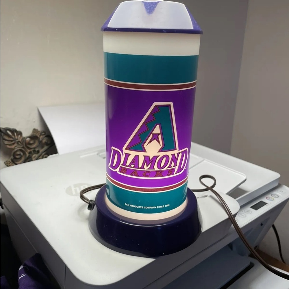 ARIZONA DIAMONDBACKS VINTAGE Throwback 1995 purple LAMP